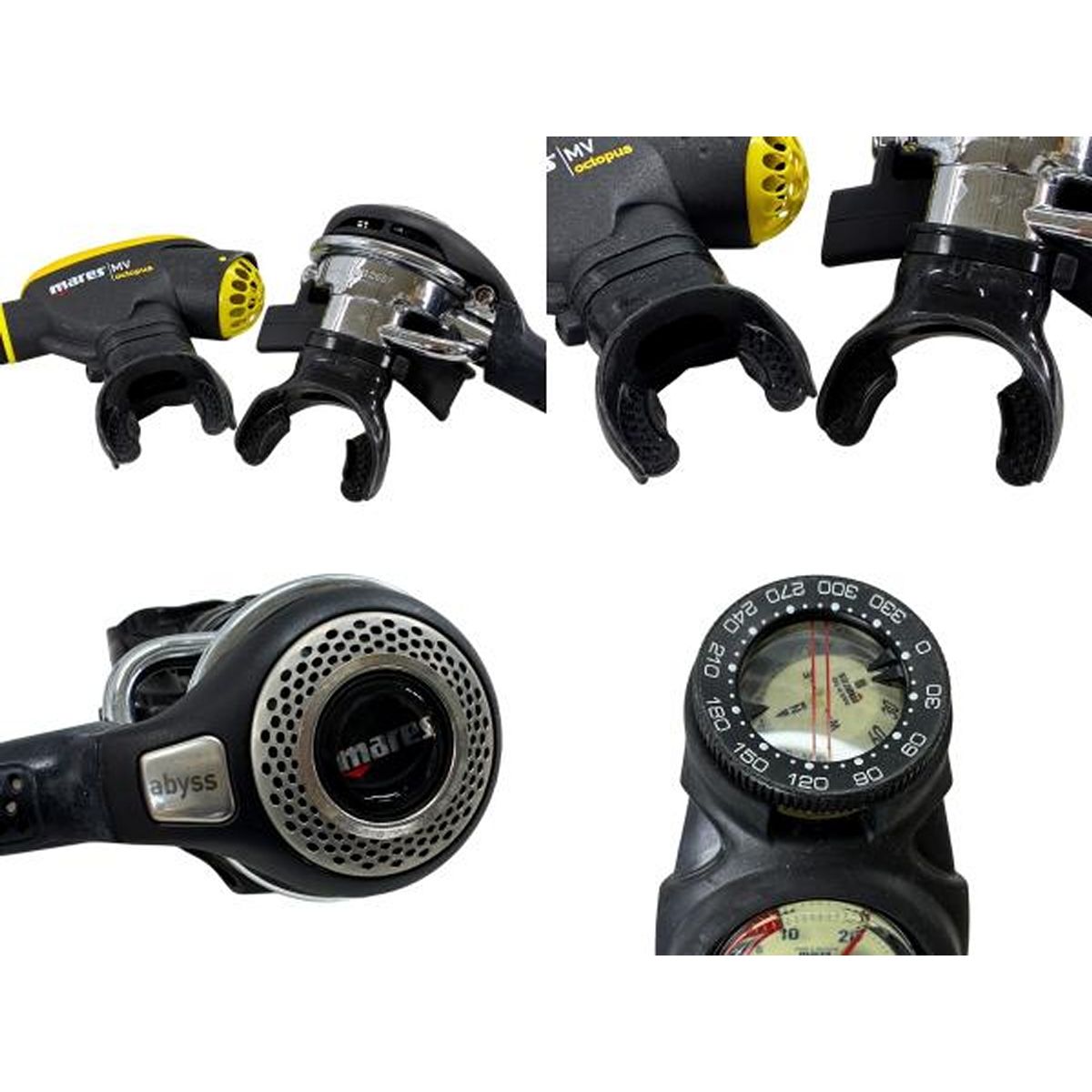 Mares MV オクトパス マレス レギュレーターセット イエロー