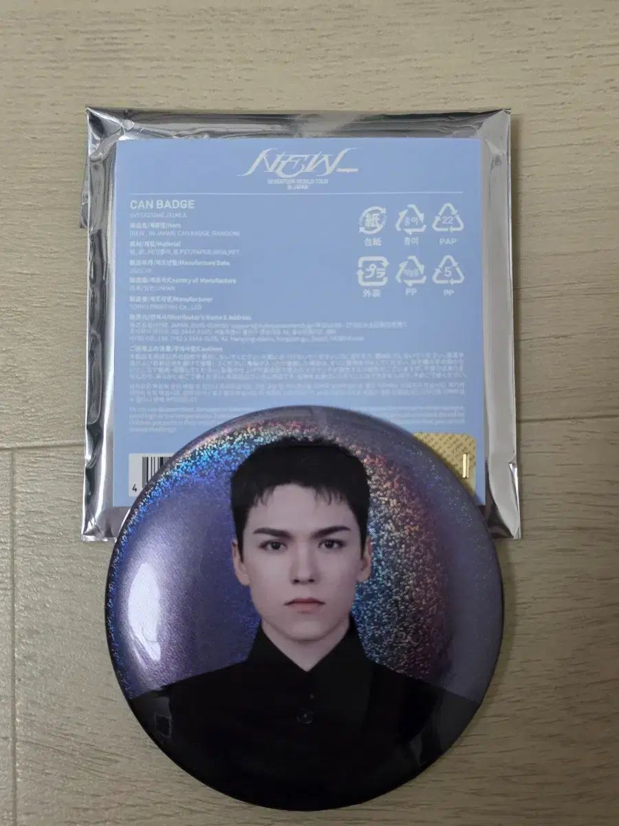 バーノン チェハンソル SEVENTEEN NEW ニューコンサート 日本 ジャパン 缶バッジ バーノン