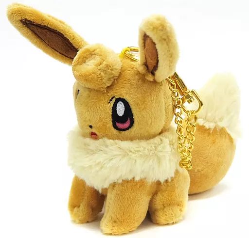 ピカチュウ　イーブイ　ピカブイ✨　マスコット　カール　女の子 中古】キーホルダー・マスコット(キャラクター) イーブイ(カール