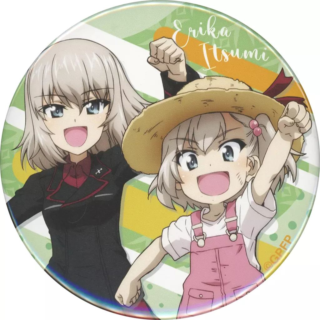 中古】バッジ・ビンズ 逸見エリカ BIG缶バッジ 「ガールズ＆パンツァー