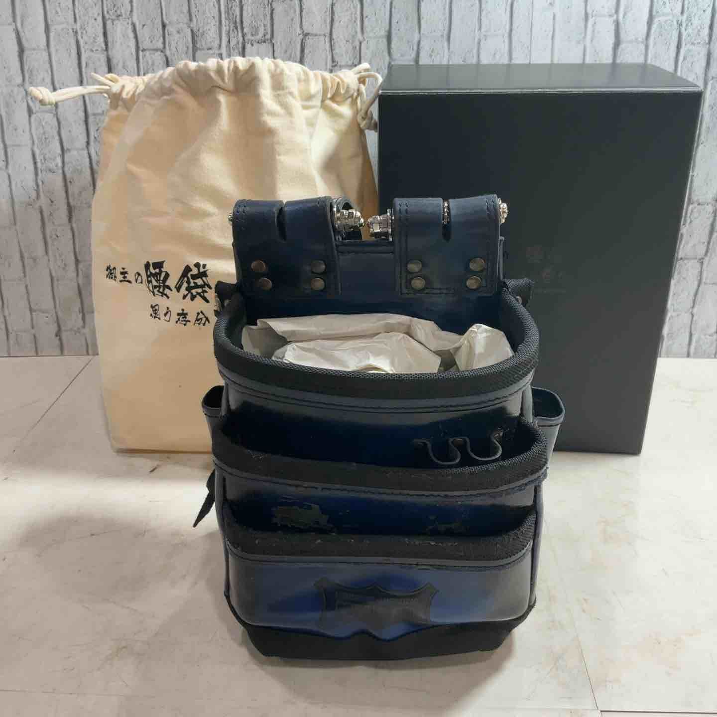 ニックス アドバンガラス革腰袋 ブルー ADV 301 DDX BL BLN