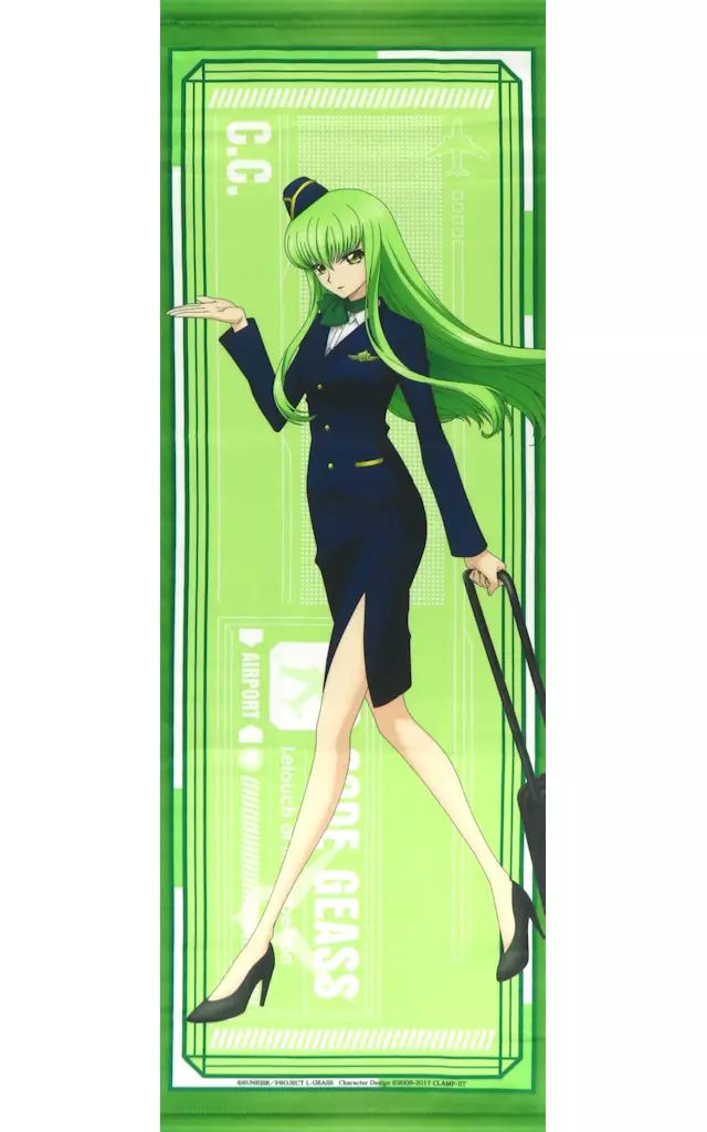中古】タペストリー C.C.(エアポートver.) B2ハーフタペストリー