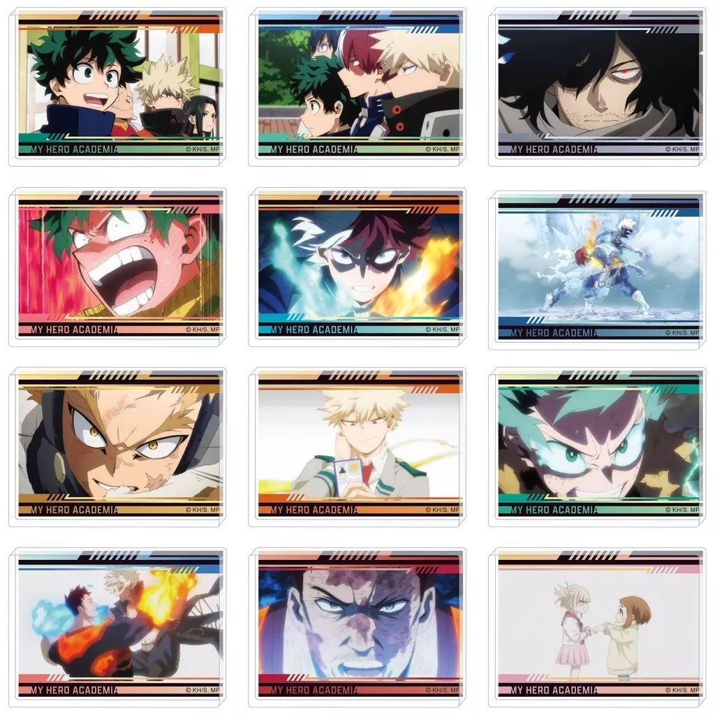 アクリルスタンド アクリルパネル 全12種セット 僕のヒーローアカデミア アクリルブロックコレクション 第7期名場面