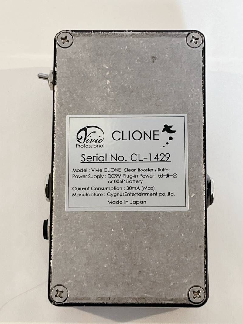 Vivie CLIONE バッファー/クリーンブースター Vivie ( ビビー ) CLIONE バッファー/ブースター 送料無料 | サウンド