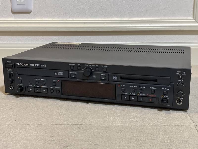 TASCAM タスカム MD-CD1MK2 MD-CD1MKⅡ ① MD-CD1MKIII | CDプレーヤー／MDレコーダー | TASCAM (日本)
