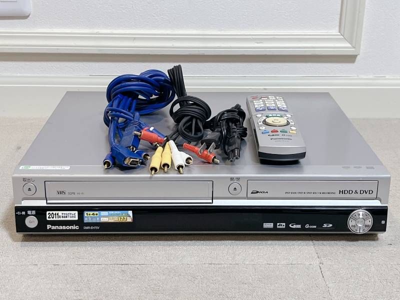 Panasonic DMR-EH75V 06年製 リモコン付 DVD HDD VHS デッキ - メルカリ