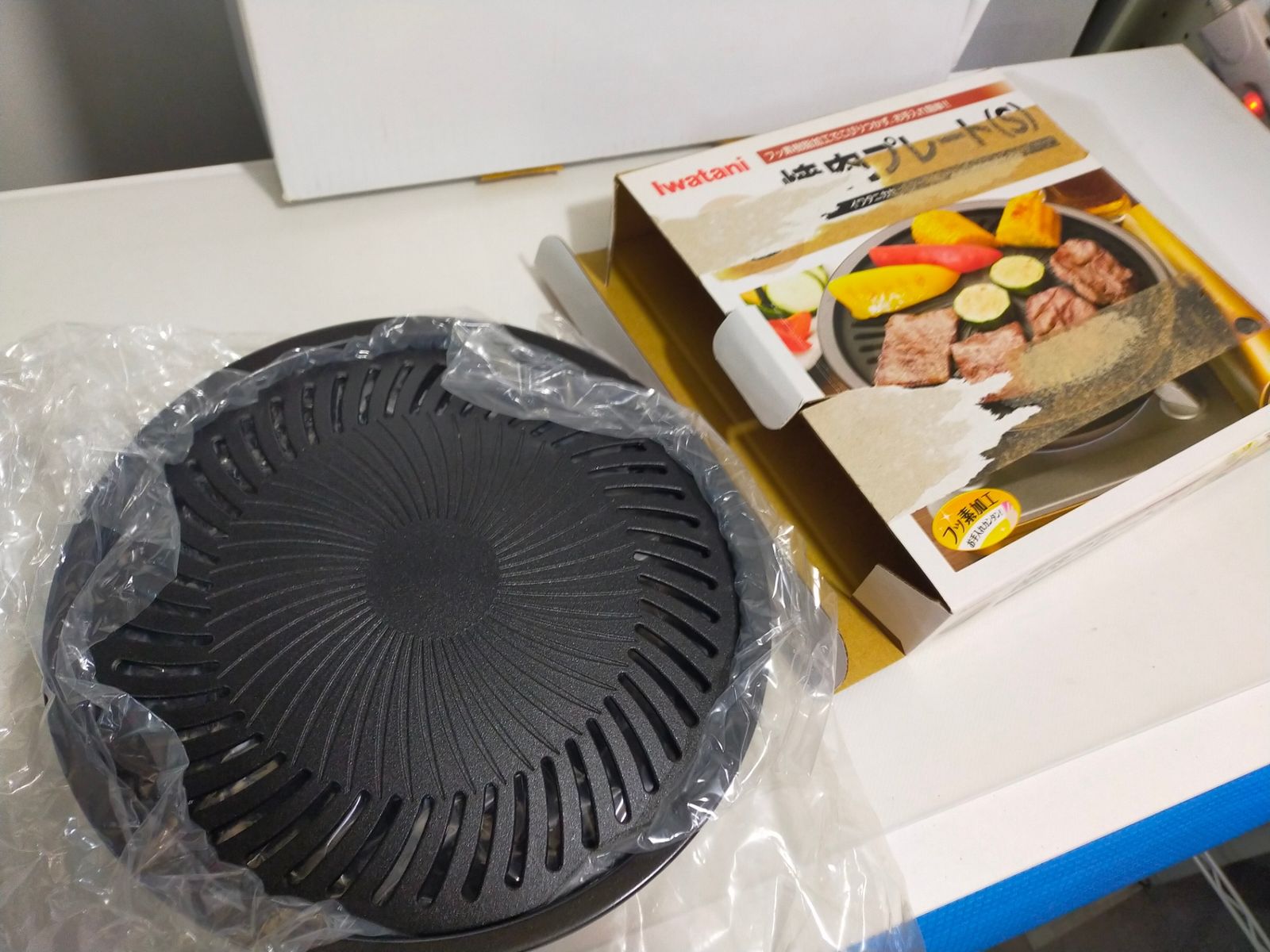 カセットガスグリルパン イワタニ CB-GP-W ＋焼肉プレートS 岩谷産業
