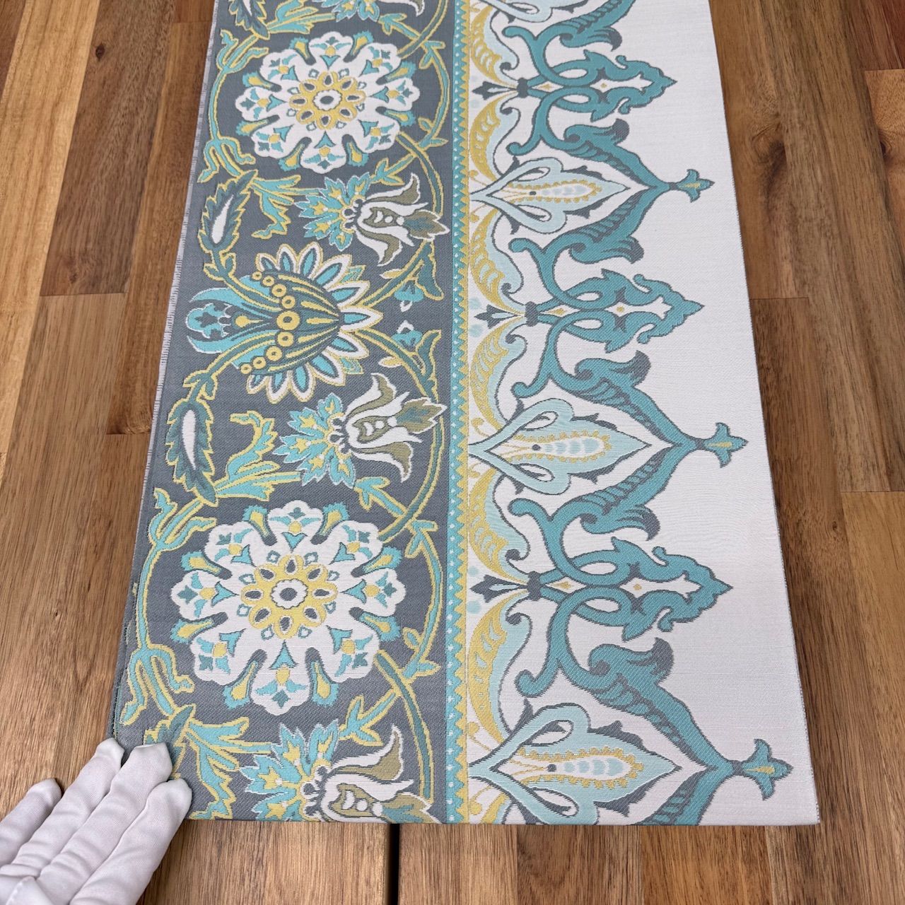 西陣某機屋】 正絹西陣織袋帯 ガード加工済 中古超美品 お仕立て上がり