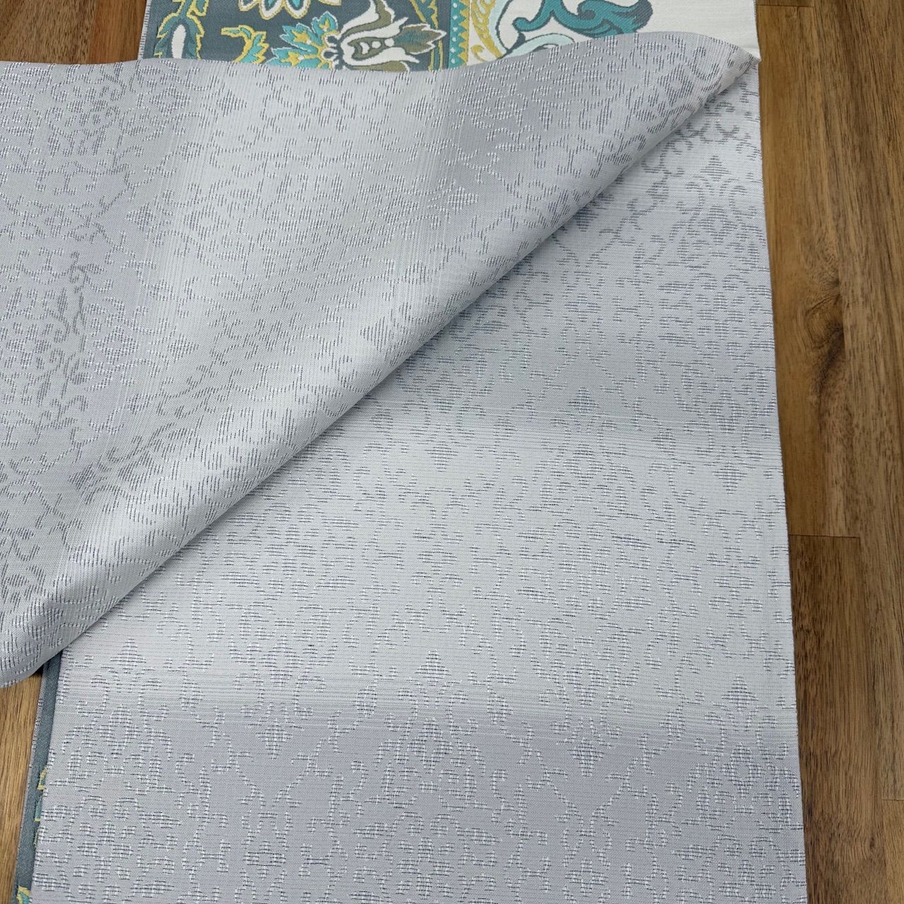 西陣某機屋】 正絹西陣織袋帯 ガード加工済 中古超美品 お仕立て上がり