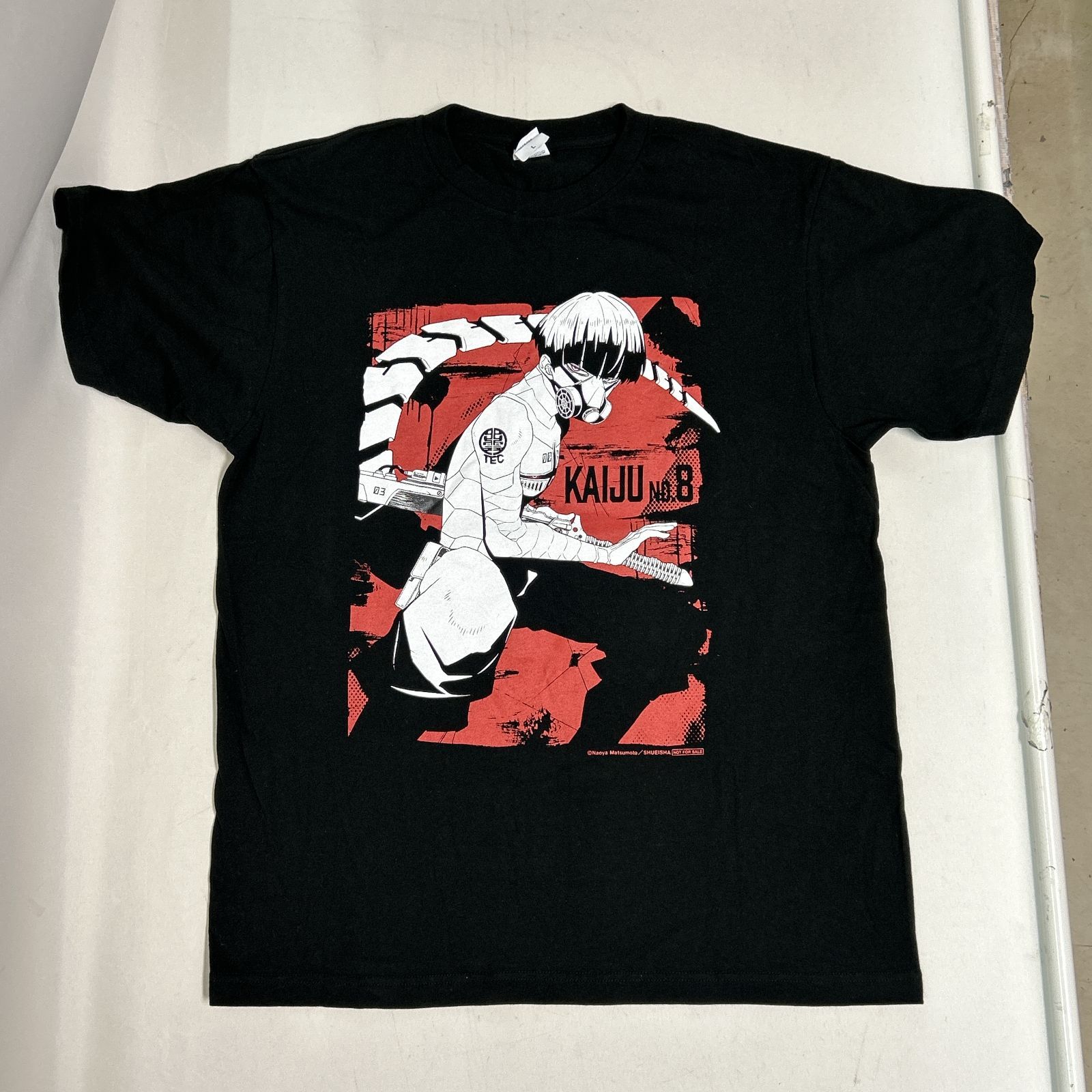 浜館43 1286 怪獣8号 保科宗四郎 Tシャツ ブラック Lサイズ 当選品 非売品 品