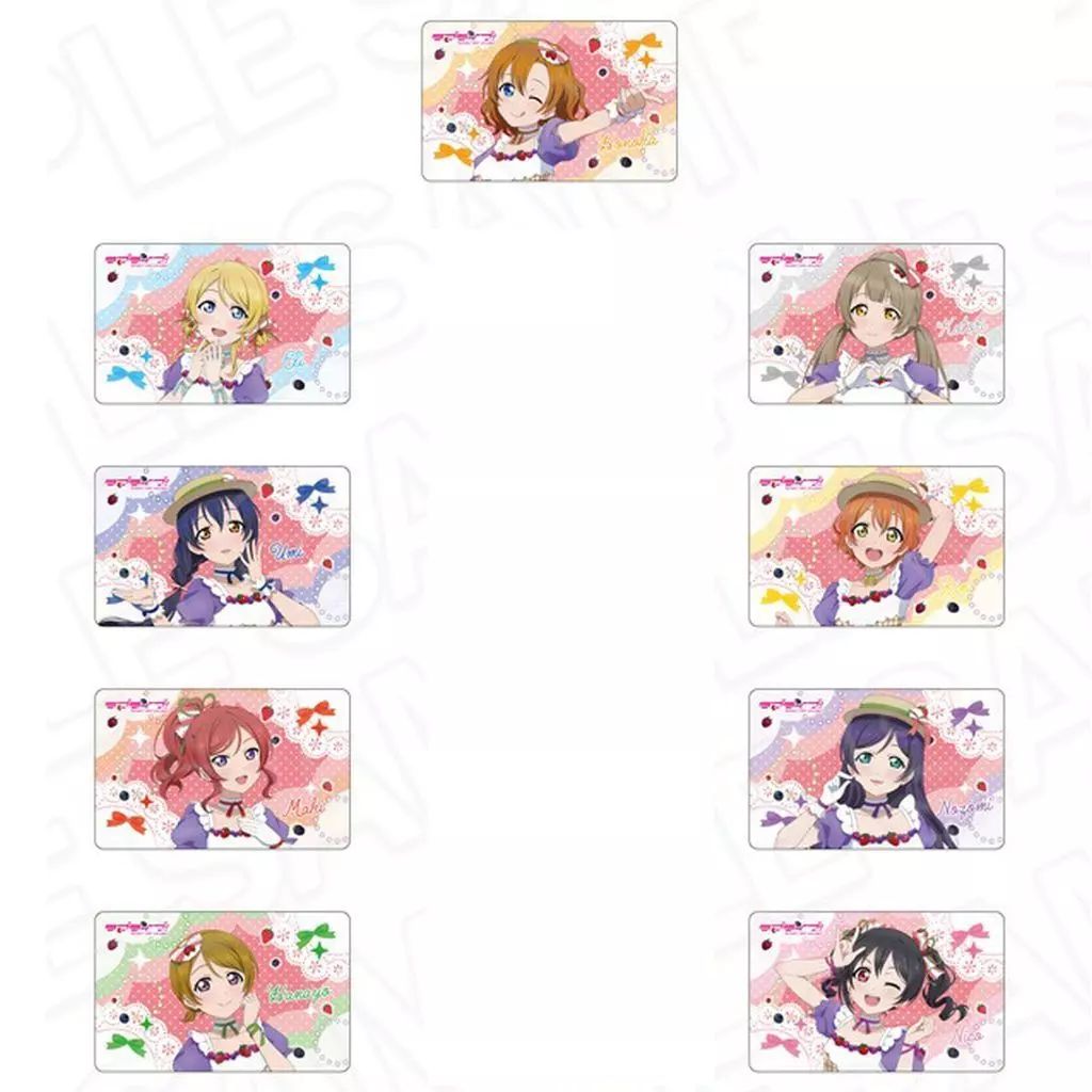 中古】キャラカード 全9種セット 「THEキャラCAFE お台場デックス店