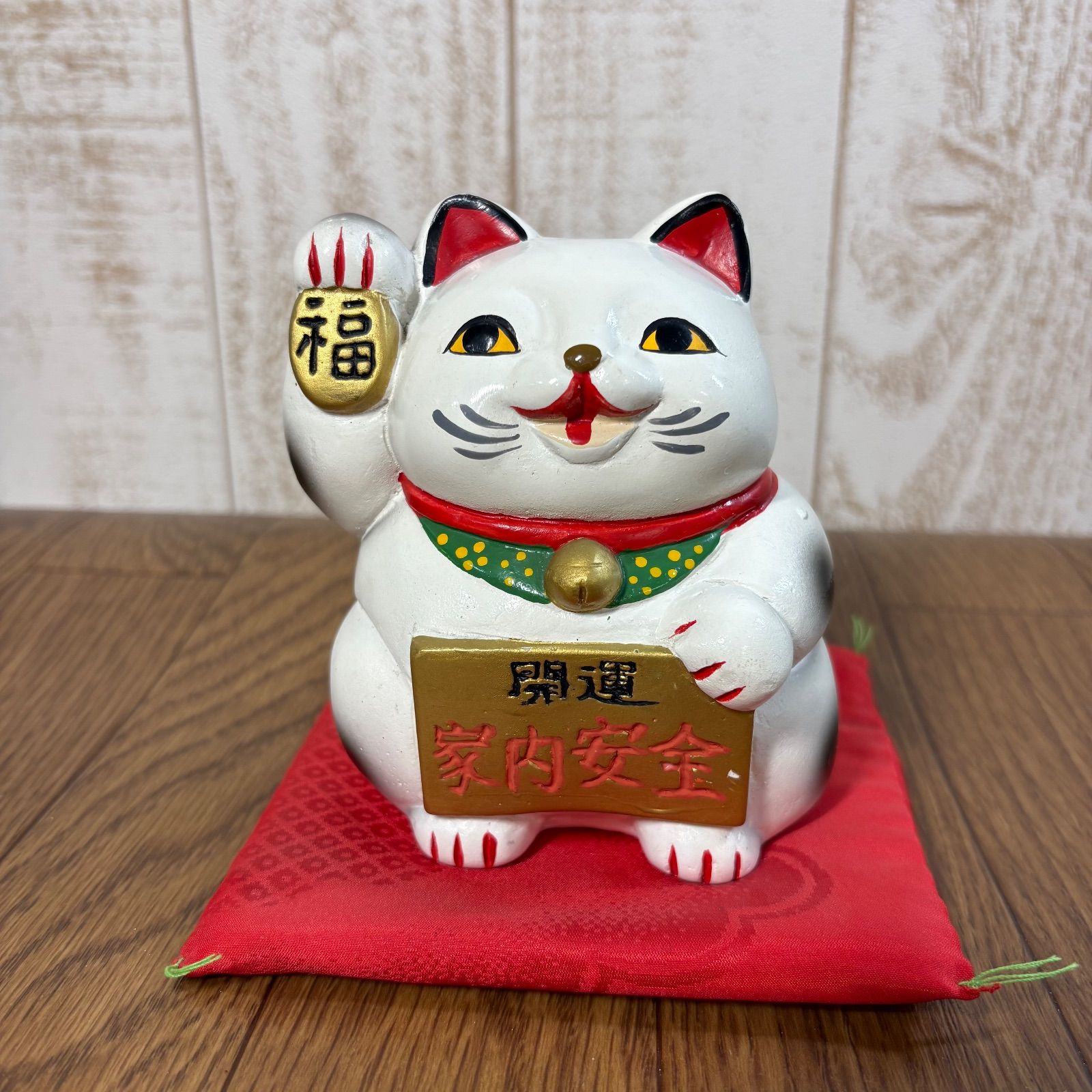 ふるさと民芸 万兵作 招き猫 七福神 開運招福 アンティーク品 ふるさと民芸 万兵作 招き猫 七福神 開運招福 アンティーク品 ふる里