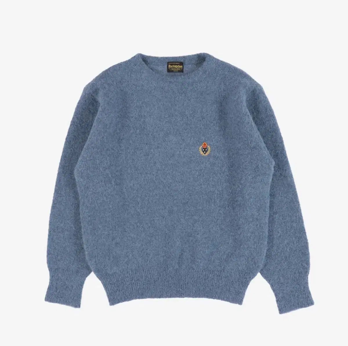ヘリテイジ フロース アルパカ ニット ブルー