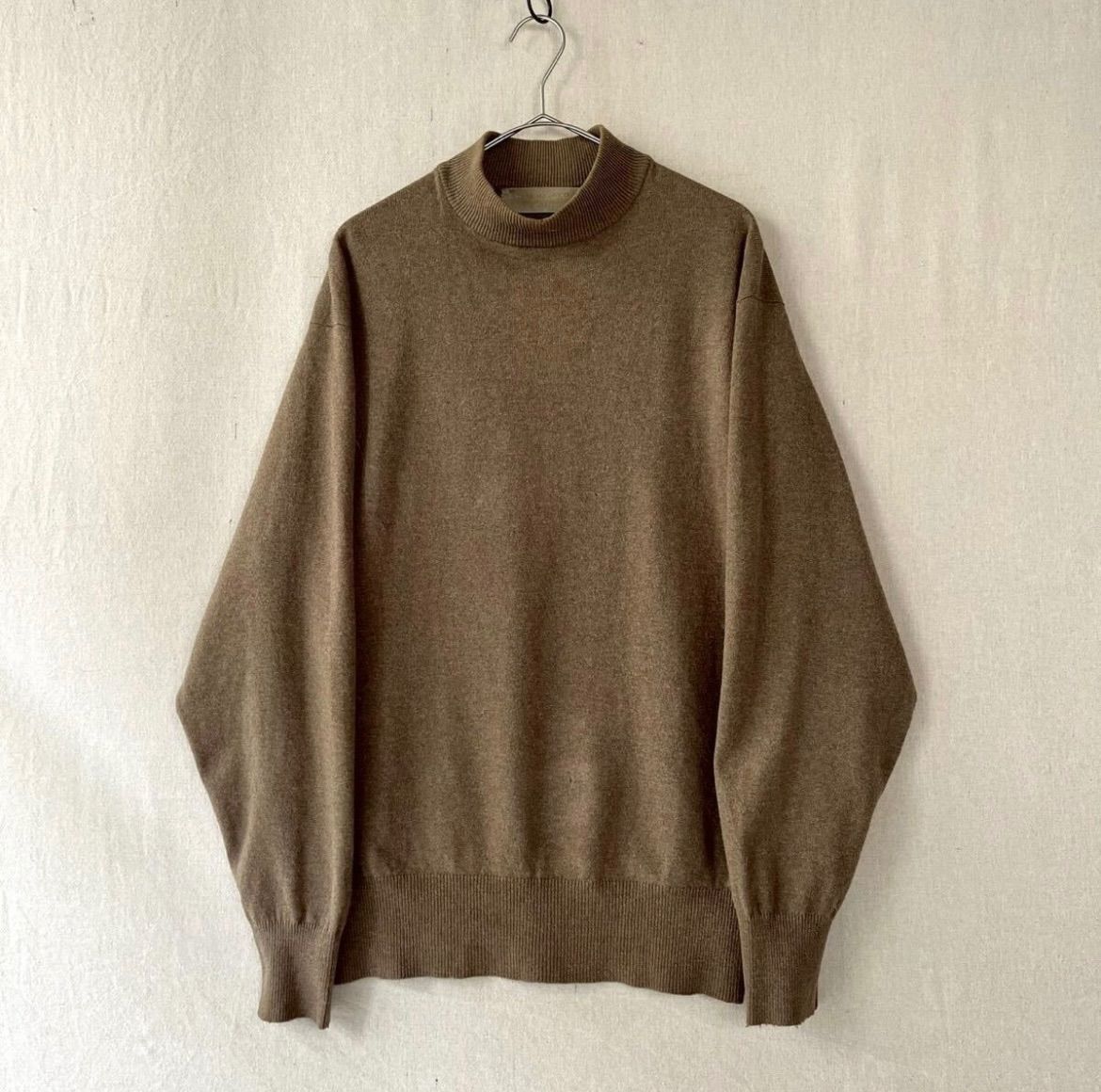 90s COMME des GARÇONS homme 田中オムニットポロ AD1991 COMME des GARCONS HOMME モックネック ニット セーター