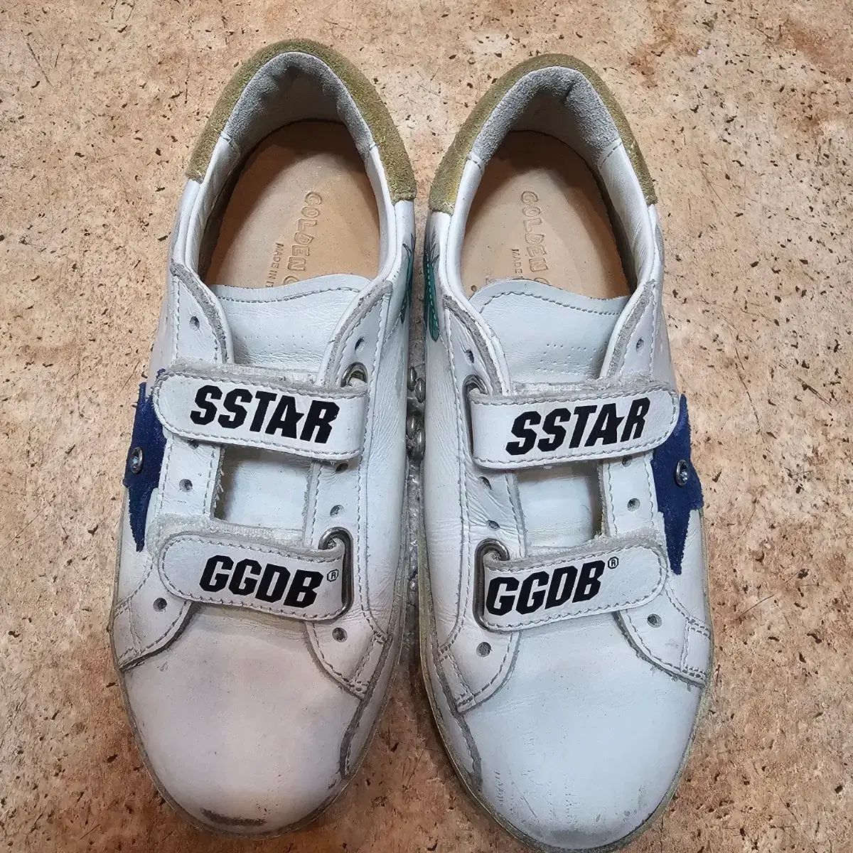 ゴールデン구스 GGDB SSTAR バックル スニーカー キッズ用