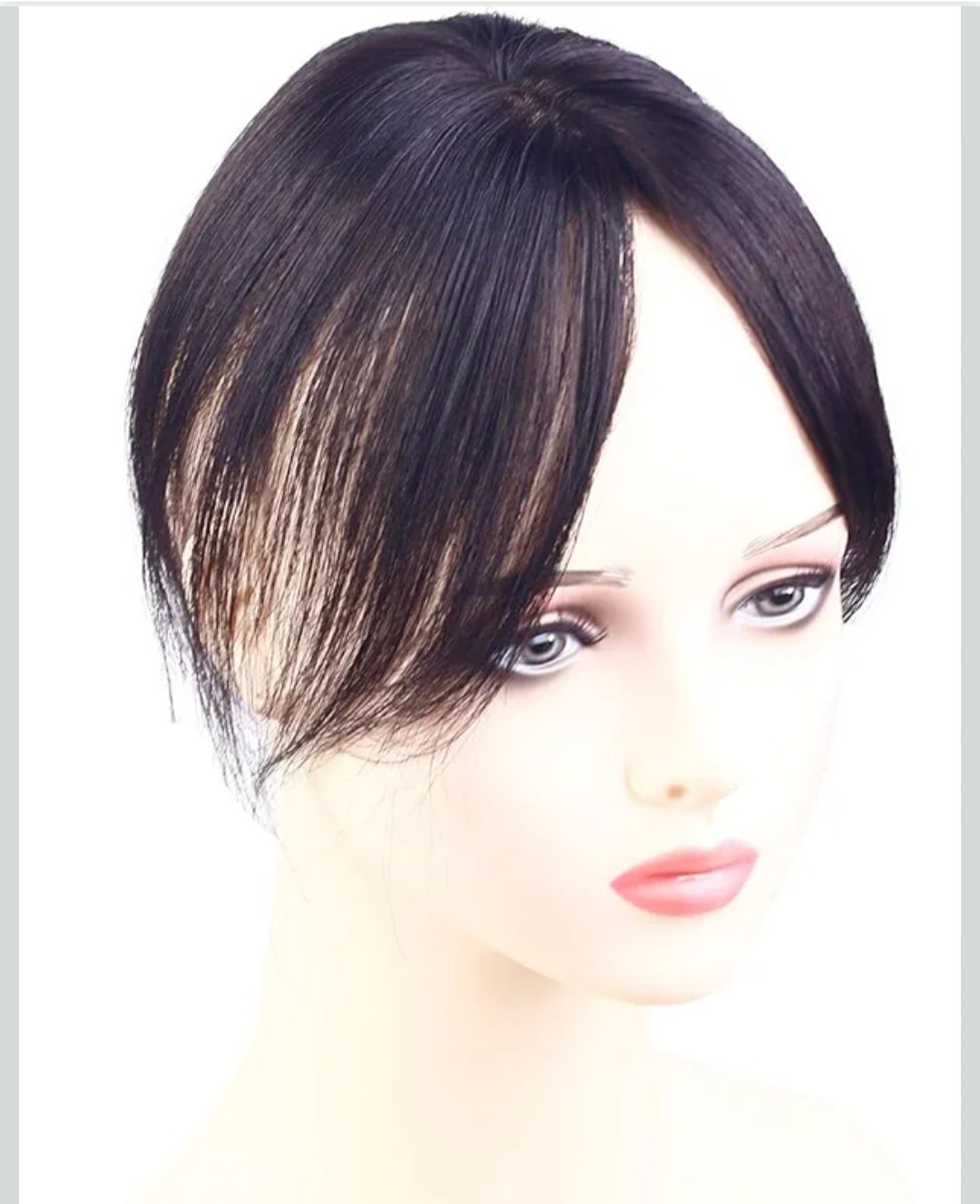 ☆YOYO 部分ウィッグ 人毛100% 総手植え リアル人工頭皮 ヘアピース