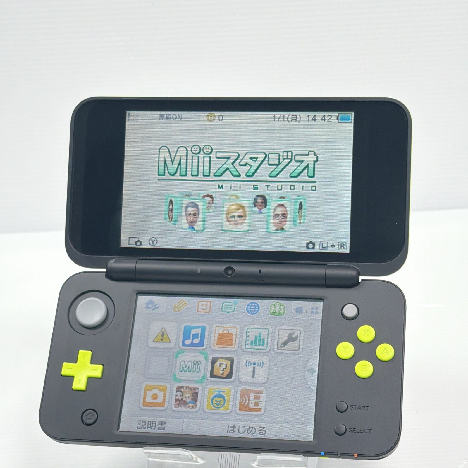 ☆未使用品☆極美品　Newニンテンドー3DS LL　ライム×ブラック 生産終了 ☆未使用品☆極美品 Newニンテンドー3DS LL ライム×ブラック 生産