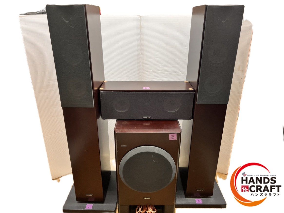 ONKYO アンプ内蔵サヴウーファー SL-D 501 スピーカー 複数口での発送