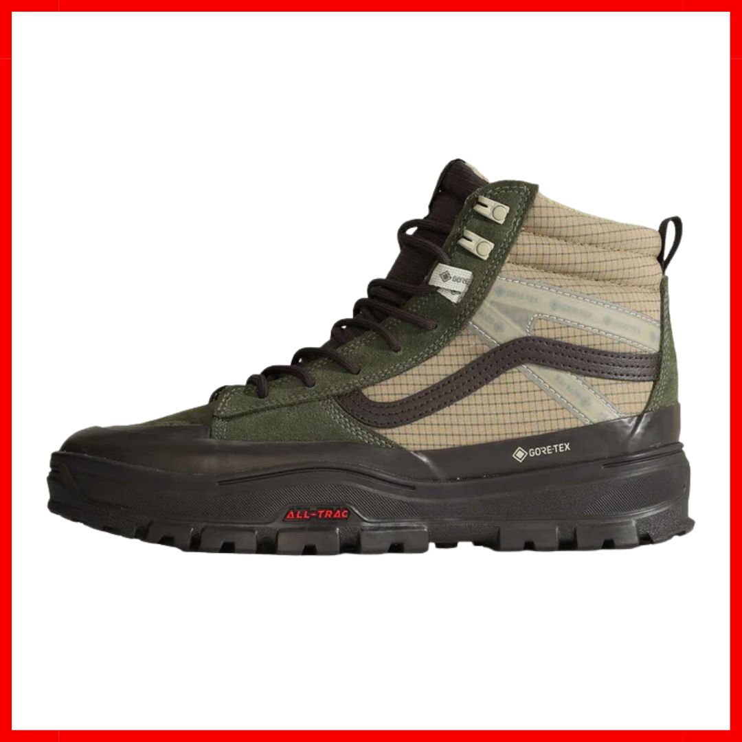 VANS MTE SK8-HI GORE-TEX INSULATED / DARK GREEN/DARK BROWN