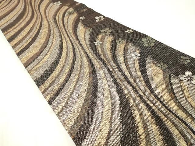 平和屋着物▽六通柄袋帯 舞桜文 金銀糸 正絹 逸品 DAAY9884az - メルカリ