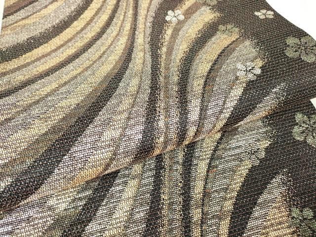 平和屋着物▽六通柄袋帯 舞桜文 金銀糸 正絹 逸品 DAAY9884az - メルカリ