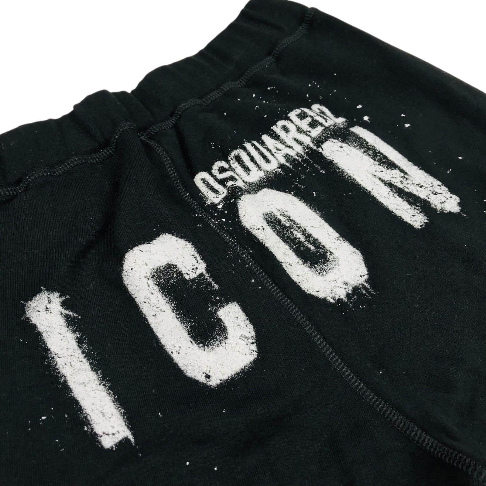 美品☆DSQUARED2・ディースクエアード・メンズ ペイントブランドロゴ 