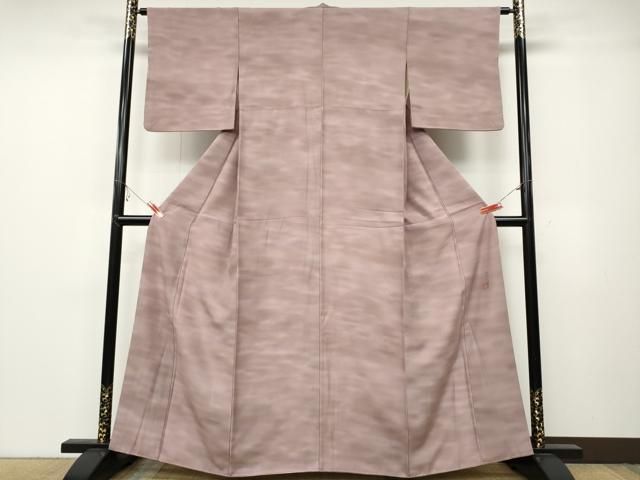 平和屋着物▽虹色創家　本郷大田子　男性　訪問着　単衣　霞文　暈し染め　正絹　逸品　DAAW9350sf 平和屋着物▽虹色創家 本郷大田子 小紋 横段霞文 暈し染め 正絹 逸品