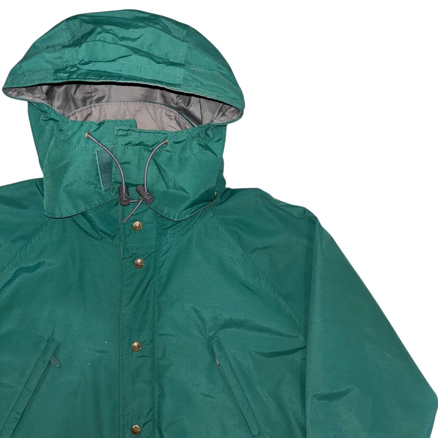 70 s Columbia GORE-TEX Nylon Mountain Parka XL GREEN コロンビア マウンテンパーカー ゴアテックス 緑 古着