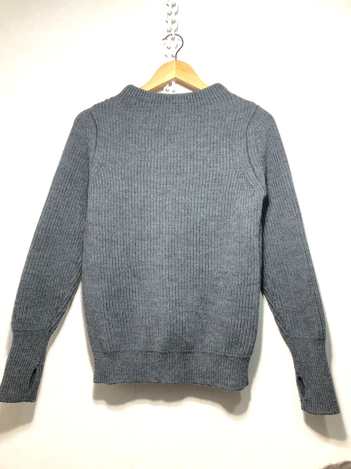 071021 ANDERSEN-ANDERSEN ウール ニット XXS セーター グレー メンズ レディース アンデルセンアンデルセン