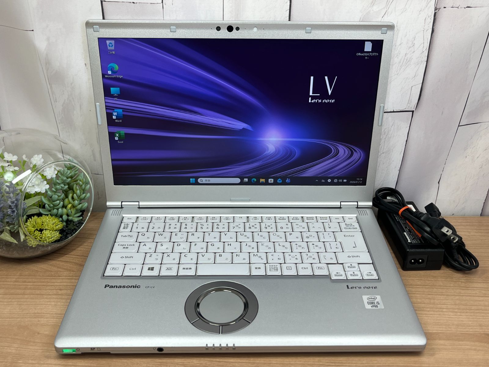 Windowsノート本体 Panasonic CF-LV9 i5 8GB SSD256 Win11 Let's note ノートパソコン Panasonic CF-LV9 第10世代Corei5