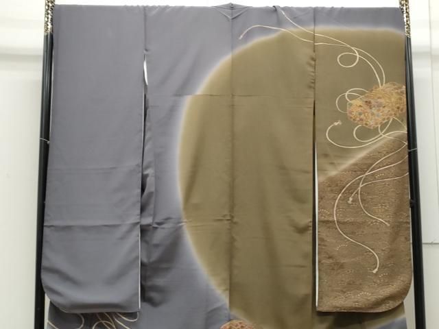 平和屋着物▽中国三大刺繍 スワトウ相良刺繍 総刺繍 豪華振袖 文箱花文