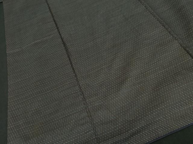 平和屋着物□男性 本場大島紬 アンサンブル 格子 正絹 逸品 CABB7284dy