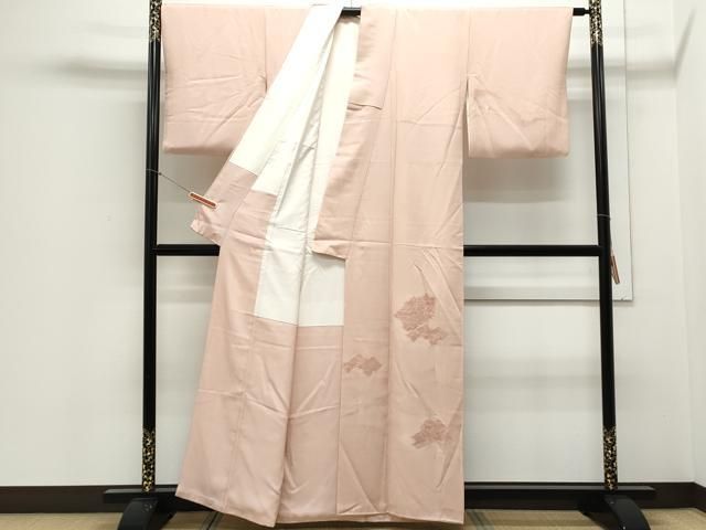 平和屋着物▽中国三大刺繍 スワトウ刺繍 総刺繍 訪問着 吉祥花文 正絹