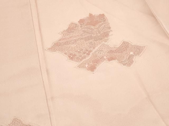 平和屋着物▽中国三大刺繍 スワトウ刺繍 総刺繍 訪問着 吉祥花文 正絹