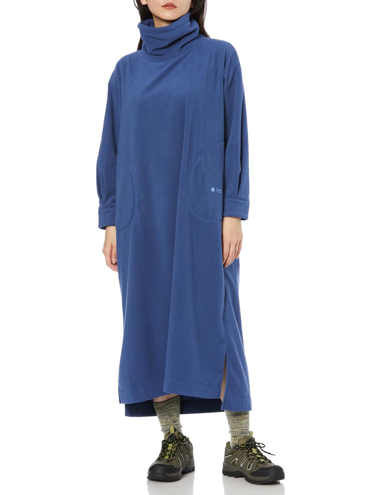 ミズノ ワンピース ポーラテック マイクロフリース アウトドア レディース パリジャンブルー M