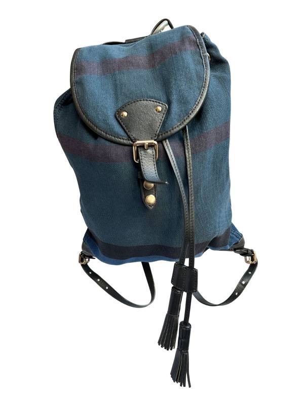 バーバリー チェックキャンバス リュックサックバッグ