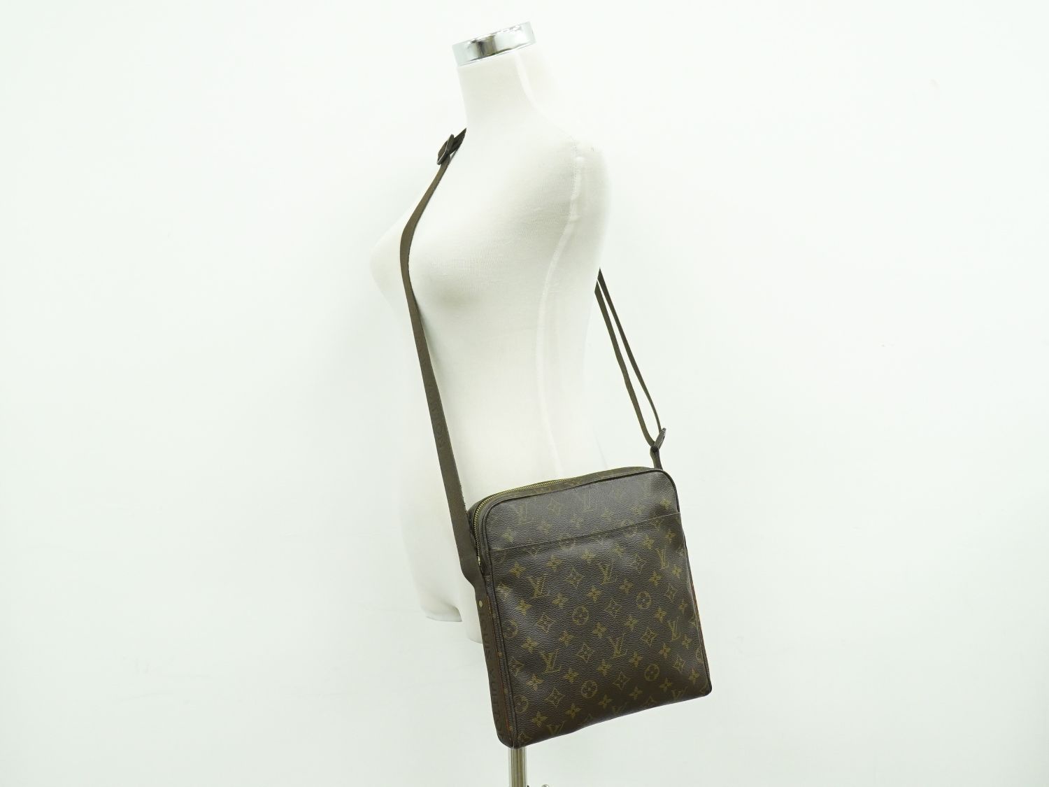 ルイ・ヴィトン LOUIS VUITTON トロター・ボブール M97037 ブラウン モノグラム/レザー レディース ショルダーバッグ ルイ・ヴィトン LOUIS VUITTON トロター・ボブール M97037 ブラウン