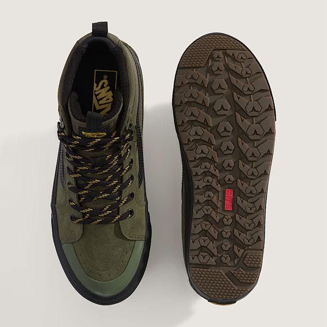  VANS バンズ MTE Sk 8-Hi GREEN|BLACK スニーカー 靴