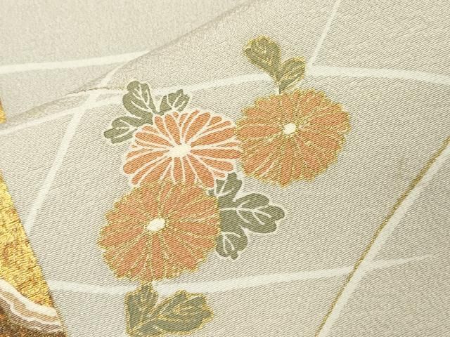 平和屋着物□訪問着 作家物 短冊重ね花文 暈し染め 金彩 正絹 逸品