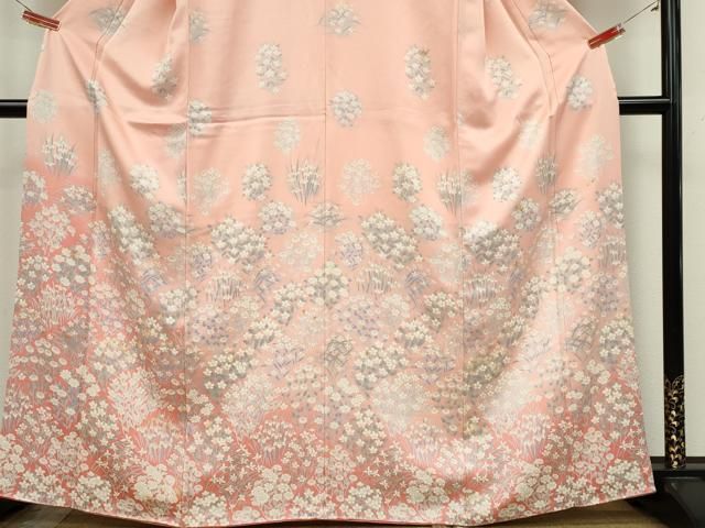 平和屋着物□訪問着 草花文 暈し染め 正絹 逸品 CABB1804ou - メルカリ