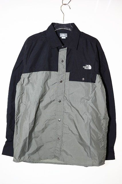 ザノースフェイス THE NORTH FACE L|S NUPTSE SHIRT M NR 11961 ロングスリーブ ヌプシ シャツ 長袖 カーキ ブランド古着ベクトル ● 260112