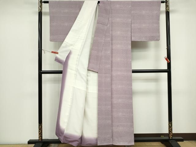 平和屋着物□江戸小紋 作家物 横段花文 正絹 逸品 CABB1810ou - メルカリ