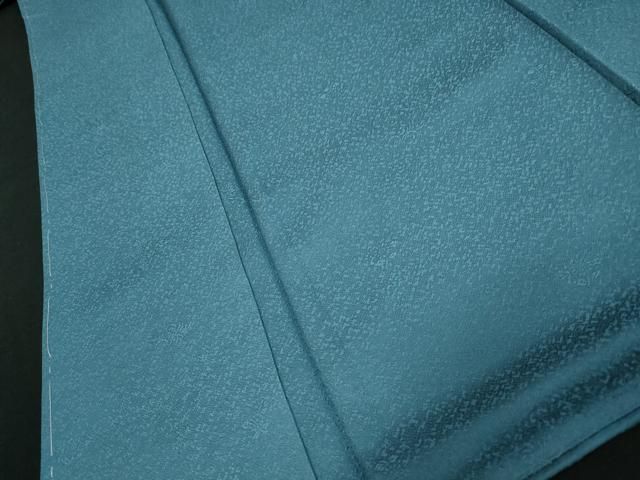 平和屋着物□上質な色無地 草花地紋 錆御納戸色 正絹 逸品 CABB7364dy