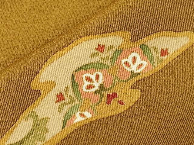 平和屋着物□訪問着 作家物 草花文 金彩 正絹 逸品 CABB7365dy - メルカリ