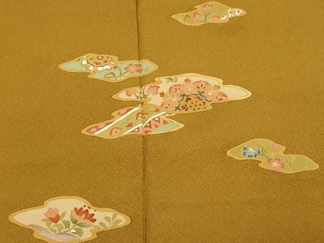 平和屋着物□訪問着 作家物 草花文 金彩 正絹 逸品 CABB7365dy - メルカリ