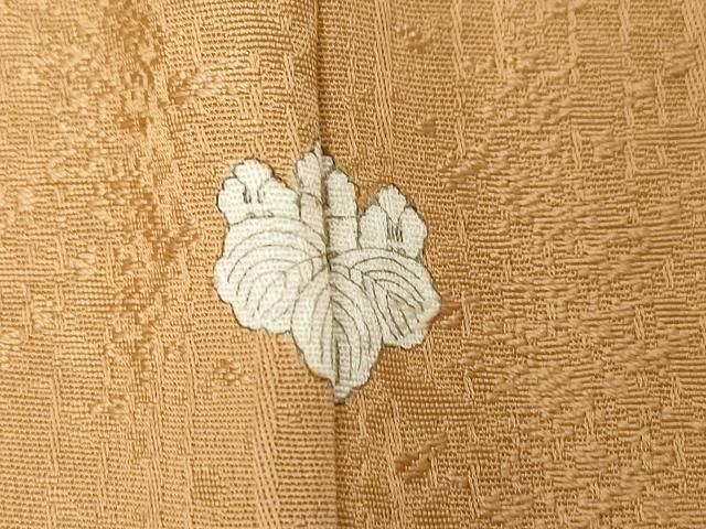 平和屋着物□上質な色無地 樹林地紋 杏色 正絹 逸品 CABB7372dy - メルカリ