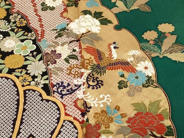 平和屋着物□豪華振袖 雪輪花鳥文 金彩 正絹 逸品 CABB7374dy - メルカリ