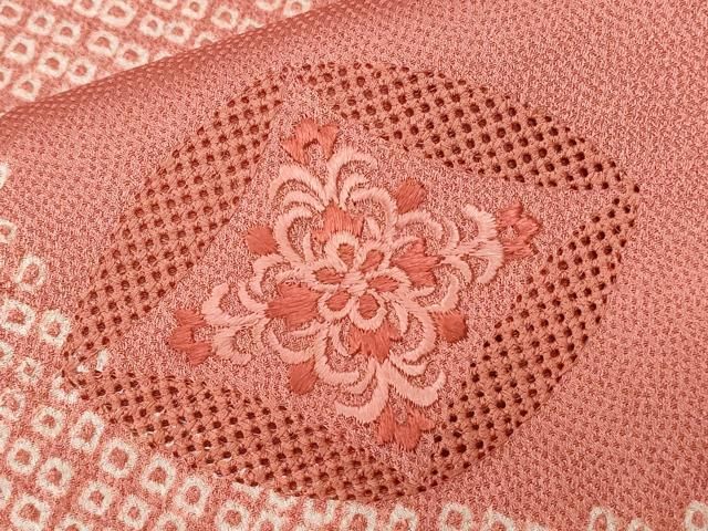 平和屋着物□訪問着 刺繍 絞り 七宝花文 正絹 逸品 CAAZ5925ev - メルカリ