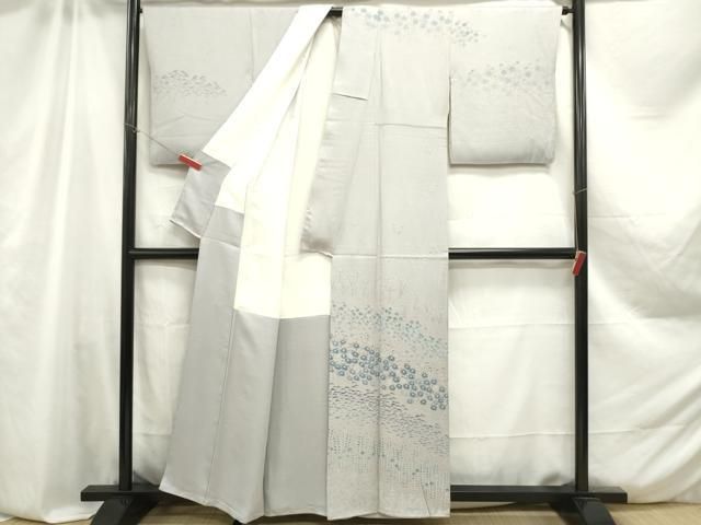 平和屋着物□訪問着 作家物 草花文 正絹 逸品 DAAZ3333ob - メルカリ