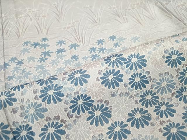 平和屋着物□訪問着 作家物 草花文 正絹 逸品 DAAZ3333ob - メルカリ